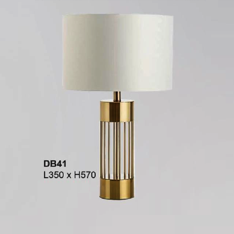 35 - DB41: Đèn đặt tủ đầu giường/ đặt bàn - KT: L350mm x H570mm - Bóng đèn E27 x 1 bóng