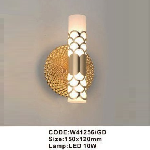 CODE: W41256/GD: Đèn gắn tường LED - KT: 150mm x 120mm - Đèn LED 10W