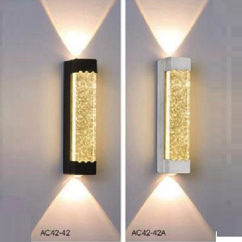 AC 42 - 42/42A: Đèn gắn tường LED - KT: Ø7mm x H270mm - Đèn LED 12W ánh sáng đổi 3 màu
