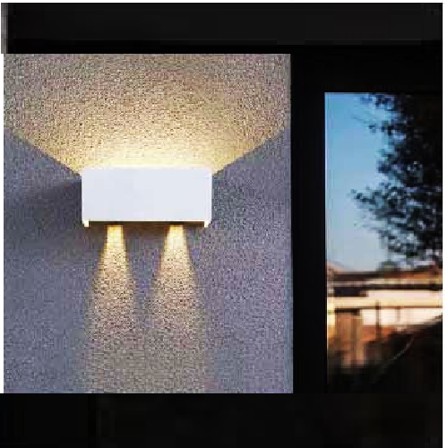 VE - VNT - 44/2A: Đèn gắn tường LED - KT: L200mm x H100mm - Đèn LED 20W