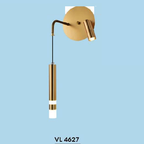 HF - VL  4627: Đèn gắn tường LED - KT: Ø200mm x H1000mm - Đèn  LED 15W ánh sángvàng 4000K