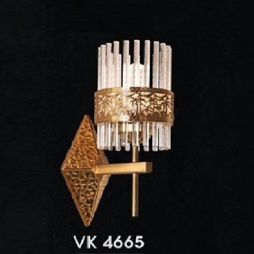 HF - VK 4665: Đèn gắn tường đơn - KT: L130mm x W150mm x H410mm  - Bóng đèn E27 x 1