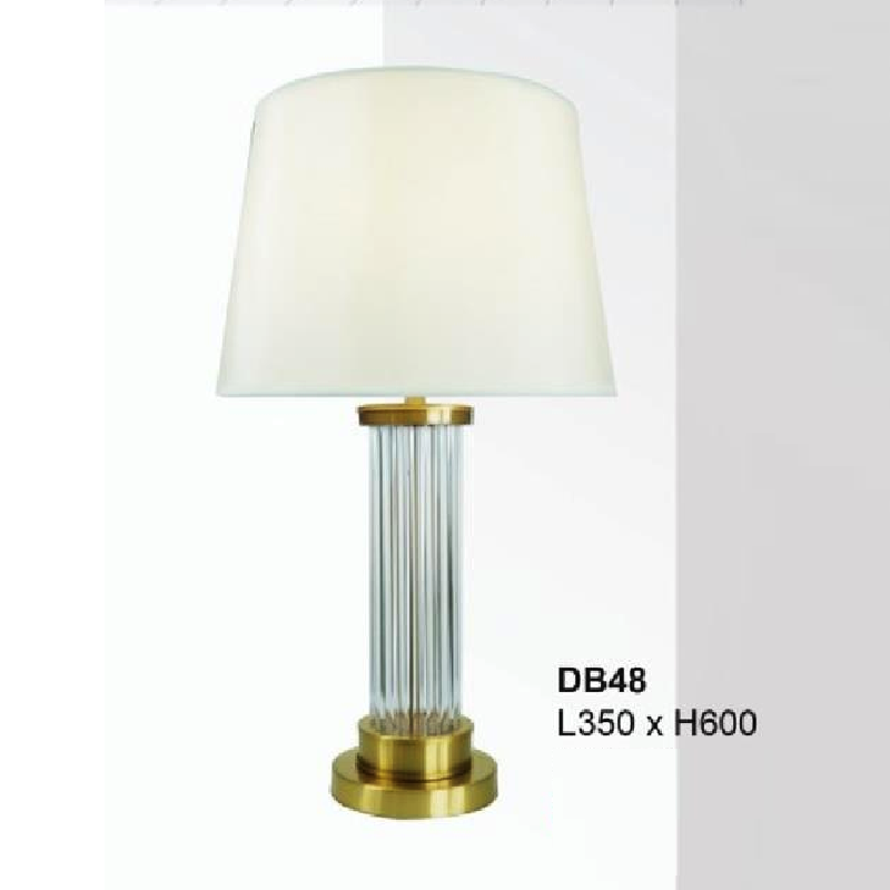 35 - DB48: Đèn đặt tủ đầu giường/ đặt bàn - KT: L350mm x H600mm - Bóng đèn E27 x 1 bóng