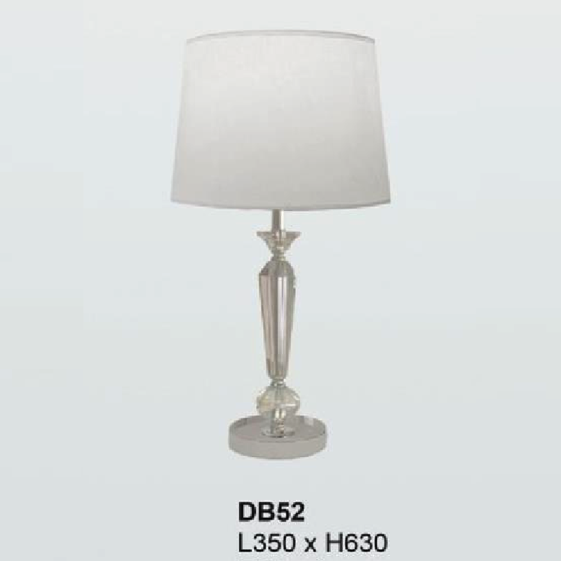 35 - DB52: Đèn đặt tủ đầu giường/ đặt bàn - KT: L350mm x H630mm - Bóng đèn E27 x 1 bóng