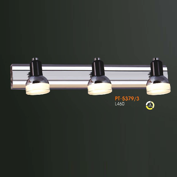 VE - PT - 5379/3: Đèn rọi tranh/gương 3 bóng - KT: L460mm - Đèn LED ánh sáng đổi 3 màu