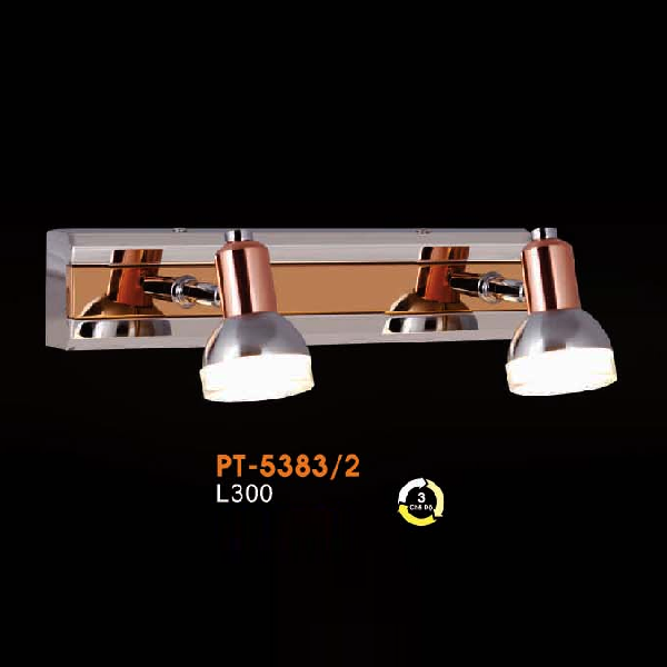 VE - PT - 5383/2: Đèn rọi tranh/gương đôi - KT: L300mm - Đèn LED đổi 3 màu