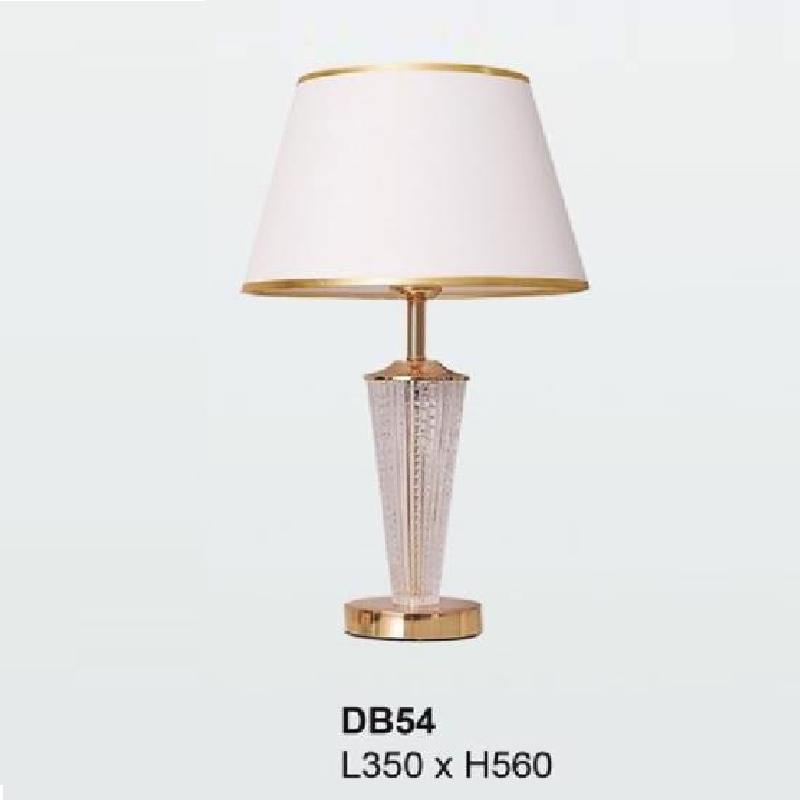 35 - DB54: Đèn đặt tủ đầu giường/ đặt bàn - KT: L350mm x H560mm - Bóng đèn E27 x 1 bóng