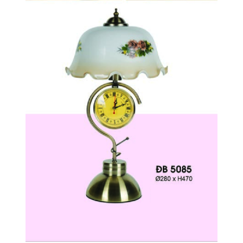 HF - ĐB - 5085: Đèn Cây đứng để bàn/ đầu giường  - KT: Ø280mm x H470mm - Bóng đèn E27 x 1 bóng