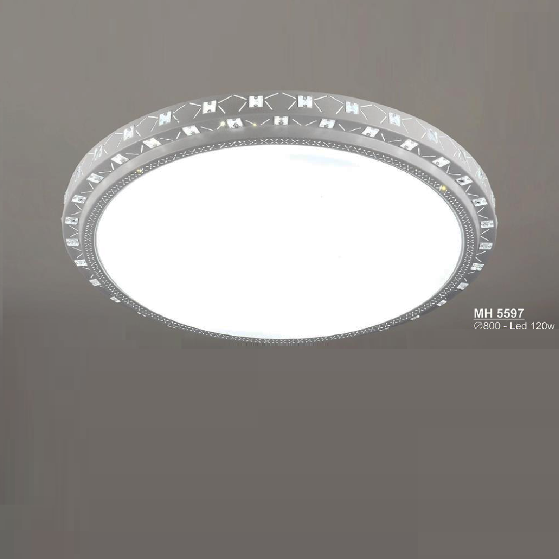 SN - MH 5597: Đèn ốp trần LED - KT: Ø800mm - Đèn LED 120W