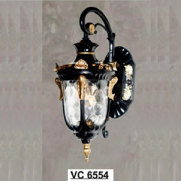 SN - VC 6554: Đèn gắn tường ngoài trời - KT: Ø220mm x H500mm - Bóng đèn E27 x 1
