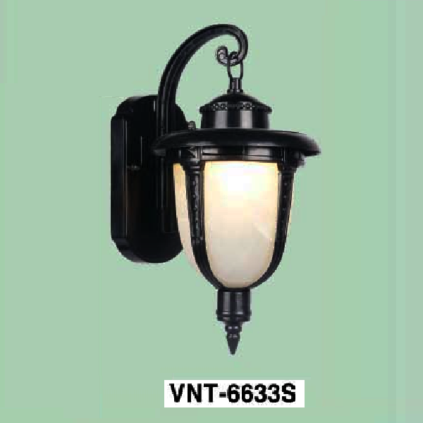 VE - VNT - 6633S: Đèn gắn tường ngoài trời - KT: L180mm x H300mm - Bóng đèn E27 x 1