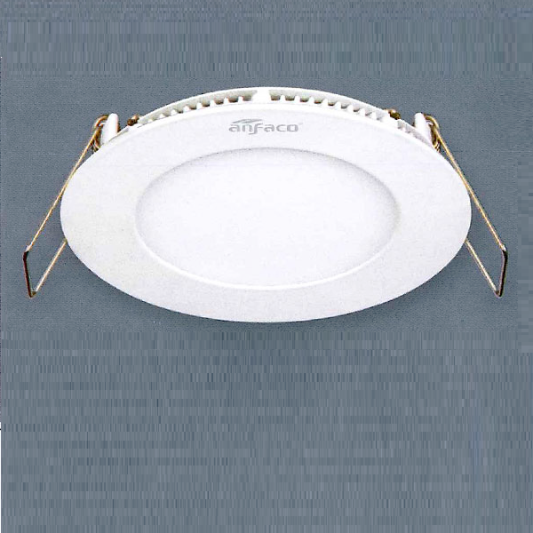 AFC 668 LED 12W: Đèn LED âm trần siêu mỏng 12W  -  KT: Ø170mm x H10mm - Lổ khoét: Ø155mm - Ánh sáng trắng/vàng/trung tính
