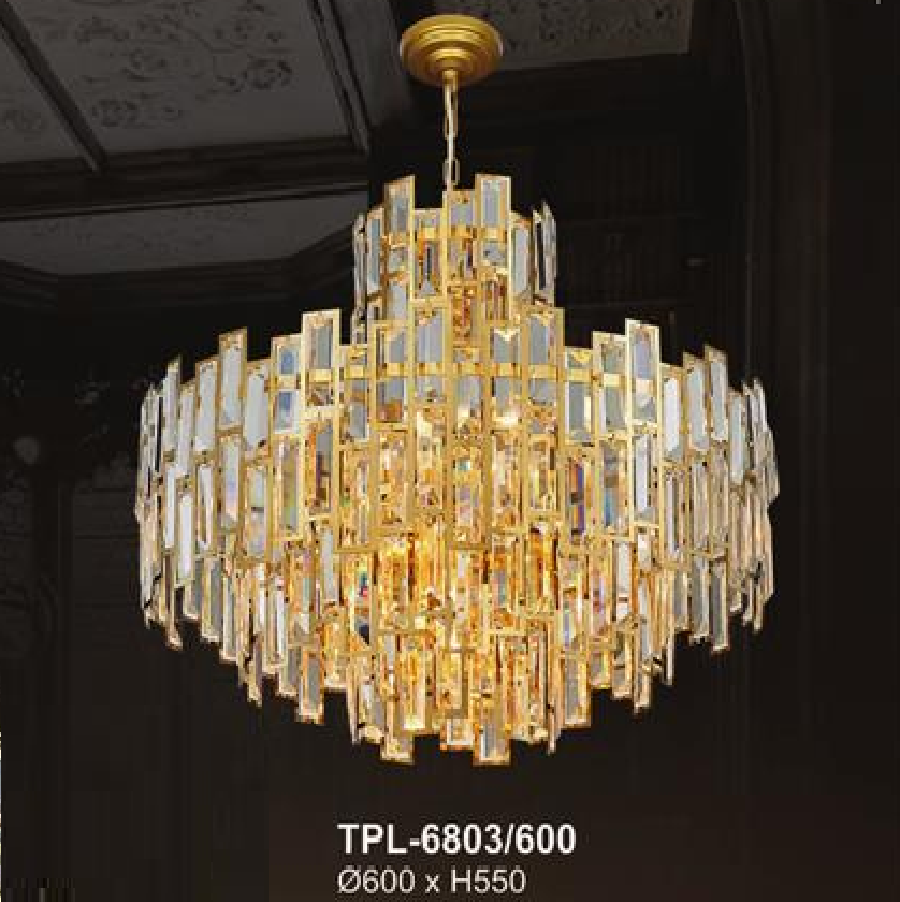 AN - TPL - 6803/600: Đèn thả phale - KT: Ø600mm x H550mm - Đèn E14 x 12 bóng