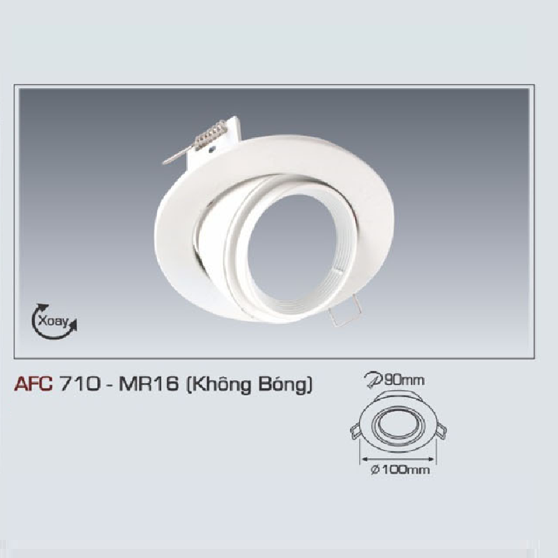 AFC 710 - MR 16: Bộ gọng đèn sử dụng bóng MR