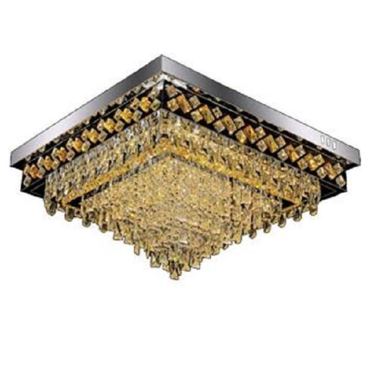 HF - ML 7108/800: Đèn áp trần vuông LED - KT: L800mm x W800mm x H430mm - Đèn LED 260W đổi 3 màu - Remote