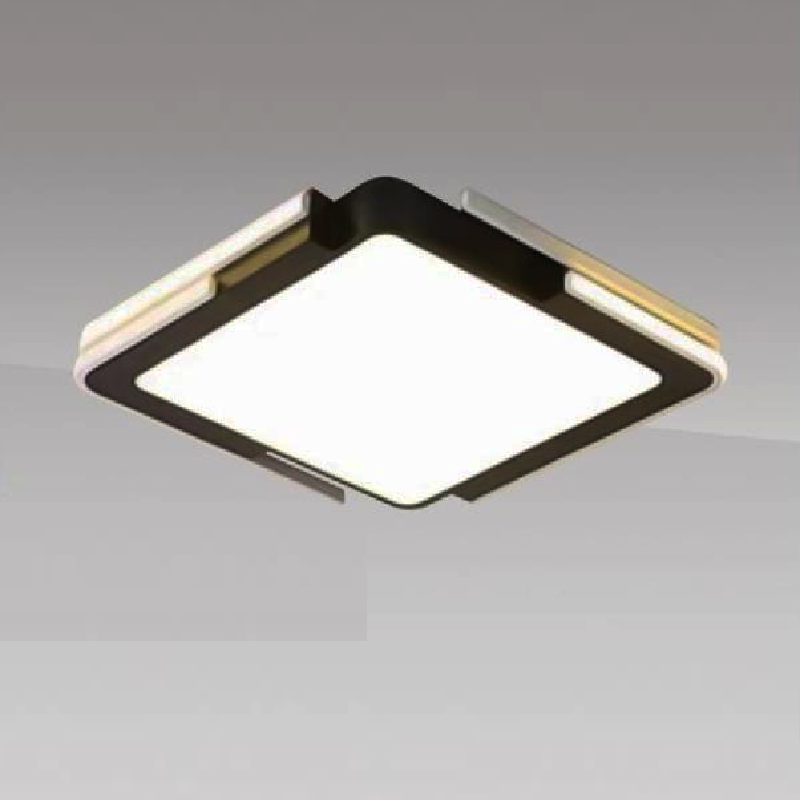 355 - OT75V đen:  : Đèn áp trần LED vuông - KT:  Ø500mm - Đèn LED đổi 3 màu