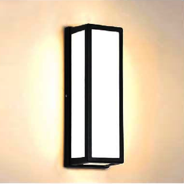 VE - VNT - 760/3: Đèn gắn tường ngoài trời - KT: L130mm x W110mm  x H385mm - Đèn LED 30W, ánh sáng vàng