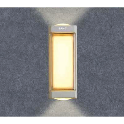 SN - GCL 8298: Đèn gắn tường ngoài trời - KT: Ø80mm x H180mm - Đèn LED 12W, ánh sáng vàng 3000K