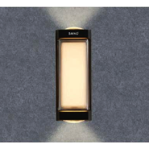 SN - GCL 8301: Đèn gắn tường ngoài trời - KT: Ø80mm x H180mm - Đèn LED 12W, ánh sáng vàng 3000K