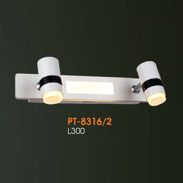 VE - PT - 8316/2: Đèn rọi tranh/gương đôi - KT: L300mm - Đèn LED ánh sáng vàng