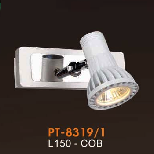 VE - PT - 8319/1: Đèn rọi tranh /rọi gương đơn - KT: L150mm - Đèn LED COB ánh sáng vàng