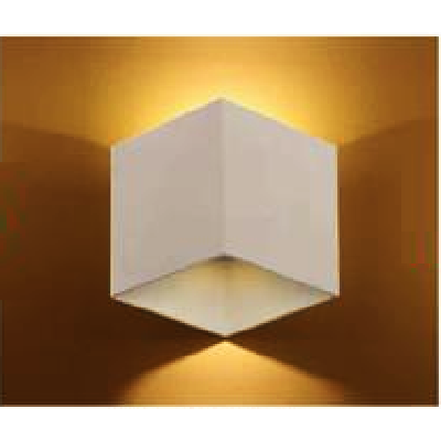 AN - VL - 8346/WH: Đèn gắn tường ngoài trời - KT: L180mm x H180mm - Đèn LED 10W ánh sáng vàng 3000K