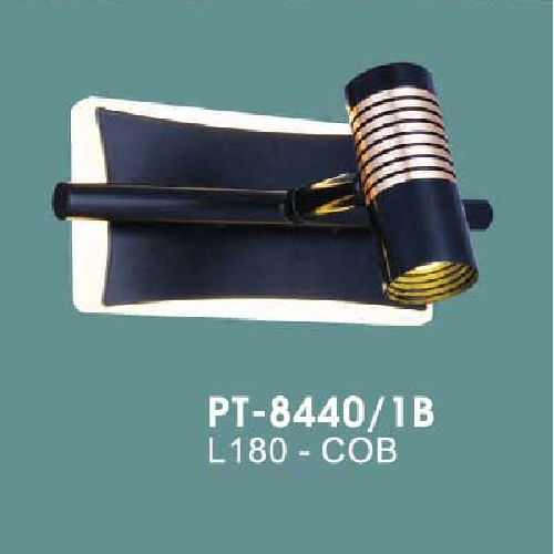 VE - PT - 8440/1B: Đèn rọi tranh/gương  đơn - KT: L180mm - Đèn LED COB