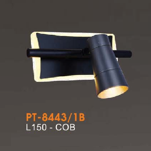 VE - PT - 8443/1B: Đèn rọi tranh/gương đơn - KT: L150mm - Đèn LED COB