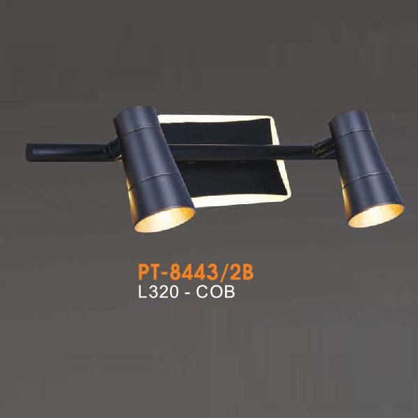 VE - PT - 8443/2B: Đèn rọi tranh/gương đôi - KT: L320mm - Đèn LED COB ánh sáng vàng