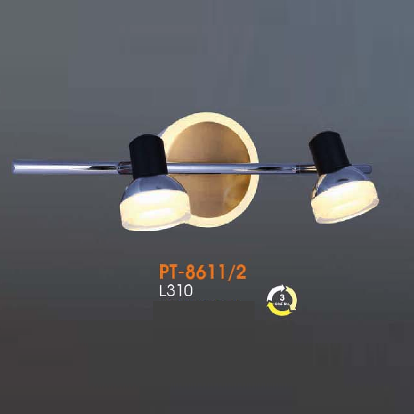 VE - PT - 8611/2: Đèn rọi tranh/gương đôi - KT: L310mm - Đèn LED đổi 3 màu