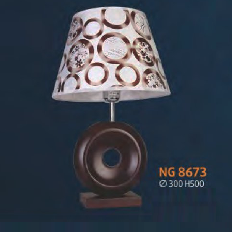 NG 8673: Đèn đầu giường - KT: Ø300mm x H500- Bóng đèn E27 x 1 bóng