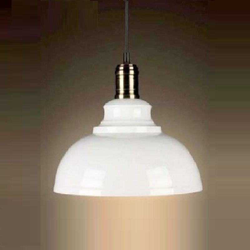 THCN 87: Đèn thả đơn chao trắng - KT: 300mm x H900mm - Bóng đèn E27 x 1 bóng