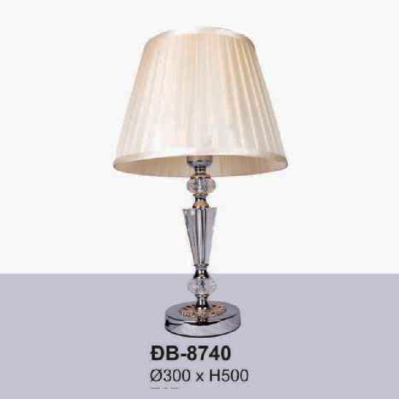AU - ĐB - 8740: Đèn đặt tủ đầu giường/ đèn bàn - KT: Ø300mm x H500mm - Bóng đèn E27 x 1 bóng