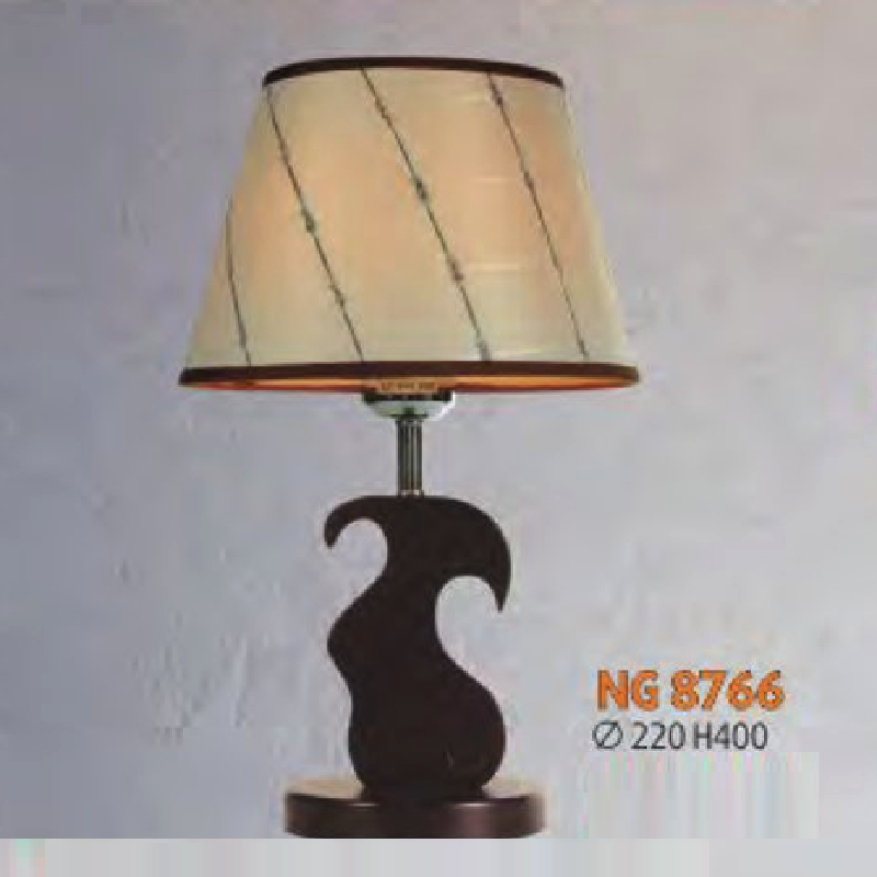 NG 8766: Đèn đầu giường - KT: Ø220mm x H400- Bóng đèn E27 x 1 bóng