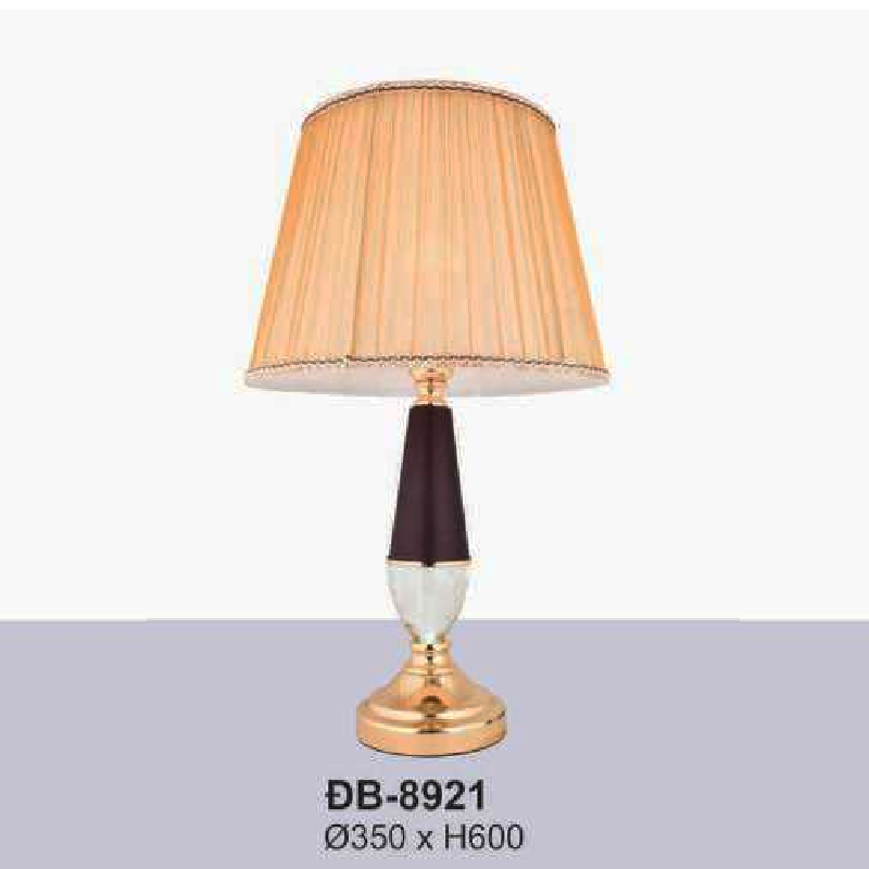 AU - ĐB - 8921: Đèn đặt tủ đầu giường/ đèn bàn - KT: Ø350mm x H600mm - Bóng đèn E27 x 1 bóng