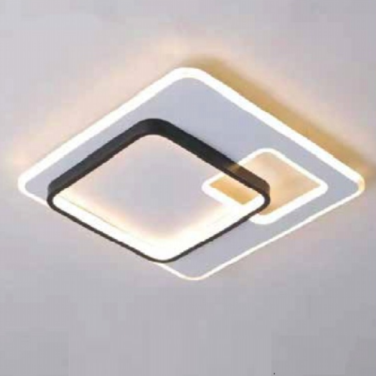 MO - 9073: Đèn áp trần LED -  KT: L500mm x W500mm x H100mm - Đèn LED đổi 3 màu