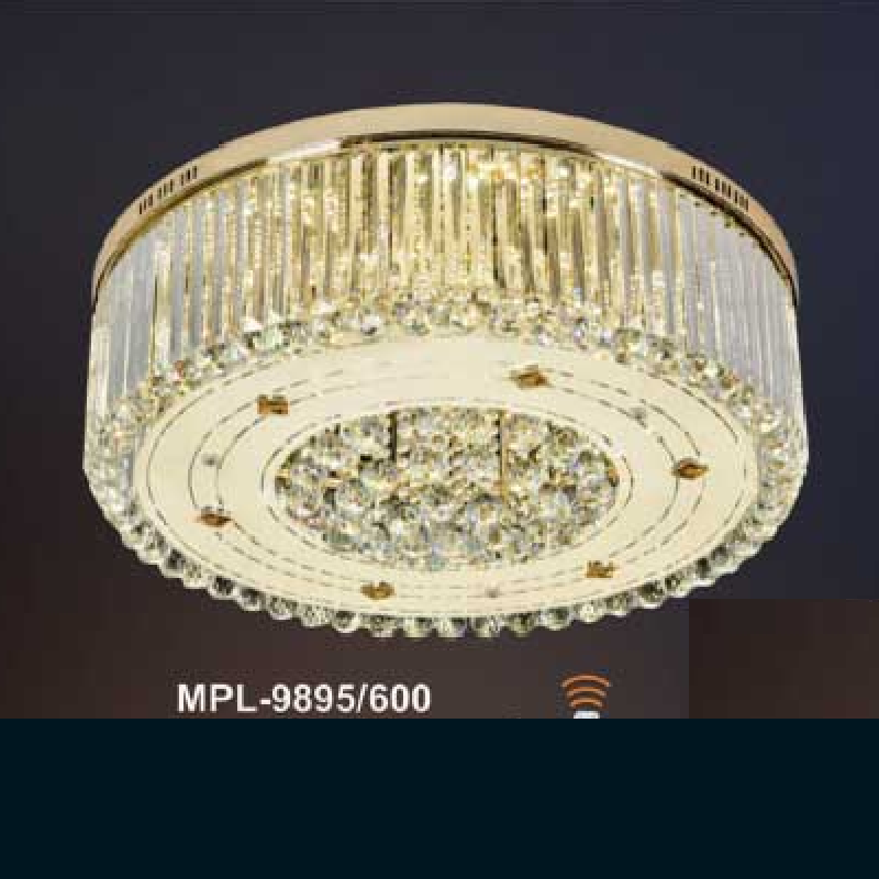 VE - MPL - 9895/600: Đèn áp trần Phale - KT: Ø600mm x H310mm - Đèn LED đổi 3 màu - Remote