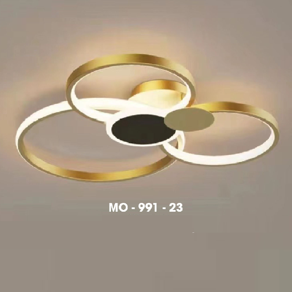 MO - 991 - 23: Đèn áp trần LED - KT:  Ø500mm x H130mm - Đèn LED đổi 3 màu