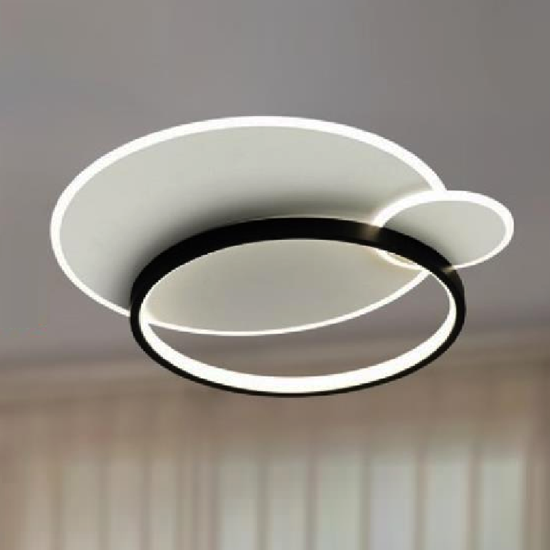 35 - OTA7T: Đèn áp trần LED Mica - KT: Ø500mm - Đèn LED đổi 3 màu