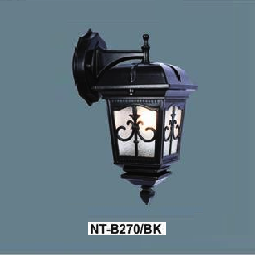 AN - NT - B270/BK: Đèn gắn tường ngoài trời - KT: W150mm x H300mm - Bóng đèn E27 x 1