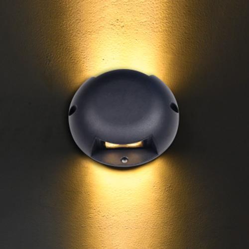 AS - 02- Đèn LED COB âm sàn 2x3W - ánh sáng vàng - EUR