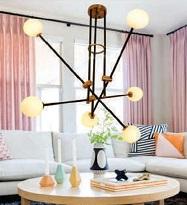 AU - CH  04/6G BK: Đèn chùm LED G9* 6 bóng