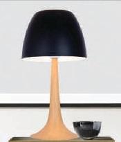 AU-DB - 2074/BK: Đèn bàn, bóng đèn chân E27*1 bóng, KT: Ø220mm*H420mm