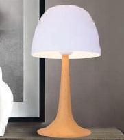 AU-DB - 2074/WH: Đèn bàn, bóng đèn chân E27*1 bóng, KT: Ø220mm*H420mm
