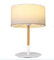 AU - DB -6035A:  Đèn bàn,  KT: Ø250mm*H350mm - Bóng đèn E27*1 bóng