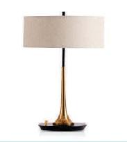 AU - DB - 7711:  Đèn bàn,  KT: Ø350mm*H550mm - Bóng đèn E27*2 bóng