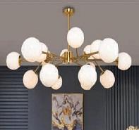 AU - ĐT 8830/18: Đèn chùm 18 bóng choá bi, KT: Ø1100mm*H580mm