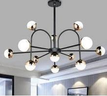 AU - TL - 8818/12+1: Chùm LED đổi 3 màu 13 bóng , KT: Ø800mm*H600mm