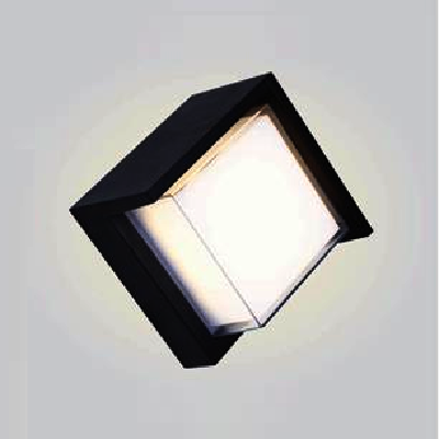 AN - VL - B117: Đèn gắn tường ngoài trời - KT: L150mm x W150mm  - Đèn LED 12W, ánh sáng vàng