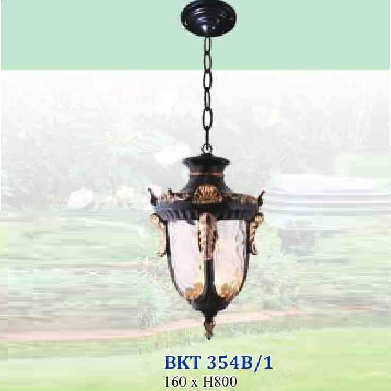 BM - BKT 354B/1: Đèn thả đơn - KT: Ø160mm x H800mm - Bóng đèn E27 x 1 bóng